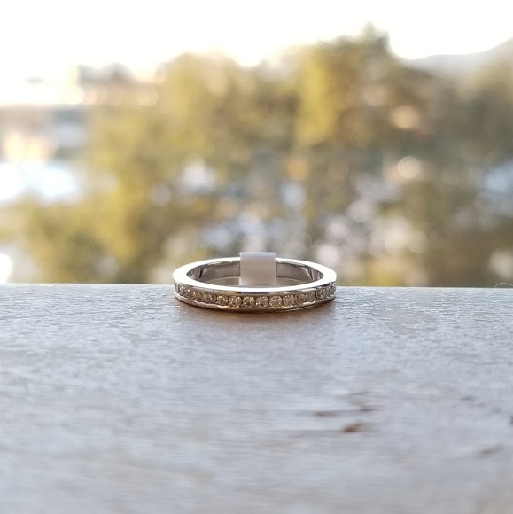 Channel Sterling Eternity Band - Picture 4 of 5